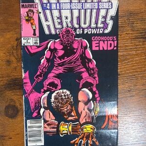 Marvel Hercules Prince of Power Comic - Pink and Black Cover